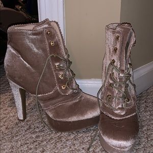Suede Booties Brand New
